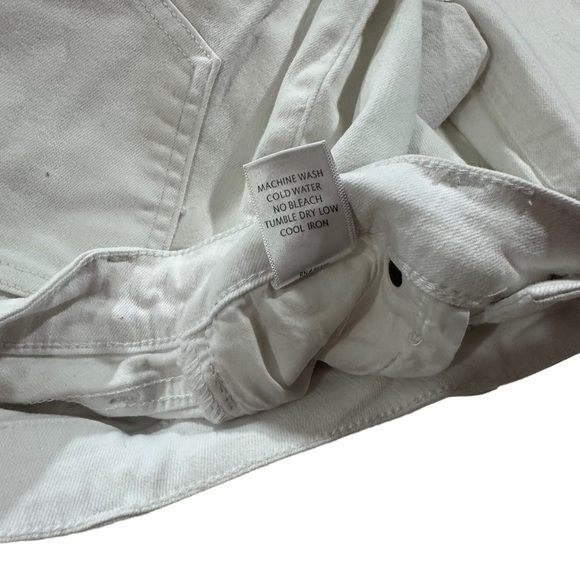 Pistola Women Optic White Wash Jeans Sz 25x27 Mid Rise Stretch Cotton Blend - Picture 6 of 13